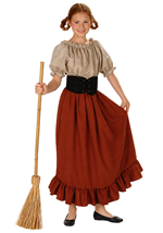 Girls Renaissance Peasant Dress Costume