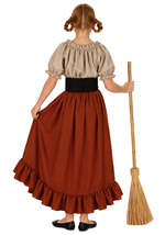 Girls Renaissance Peasant Dress Costume Alt 1
