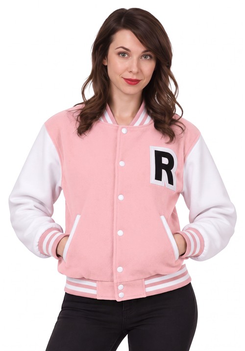 Womens Letterman Pink Jacket Costume