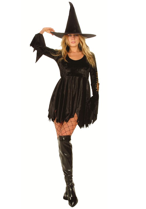 Womens Sexy Spell Caster Dress Costume