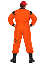 Plus Size Orange Shuttle Hero Outfit Costume Alt 1