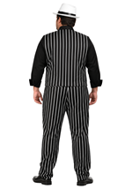 Plus Size Classic Mobster Mens Costume Alt 1
