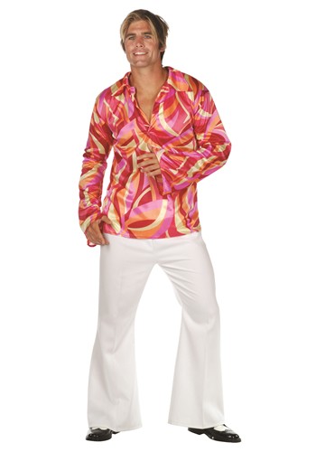 Plus Size 70s Slick Disco Mens Costume