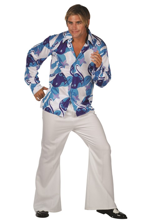 Plus Size 70s Fever Shirt Mens Costume