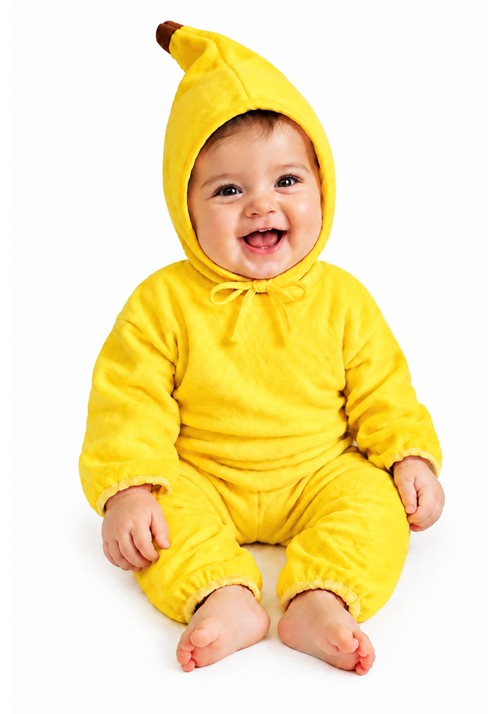 Infant Yellow Banana Costume Pajama