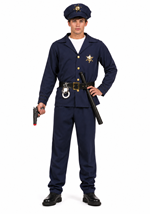 Boys Teen Policeman Classic Costume