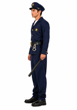Boys Teen Policeman Classic Costume Alt 2