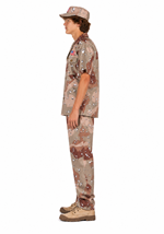 Boys Teen Soldier Desert Fox Costume Alt 3