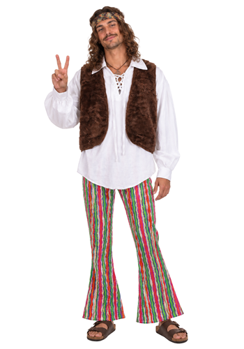 Mens Love and Peace 60s Costume