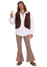 Mens Love and Peace 60s Costume