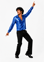 Dance Fever Blue Mens Costume