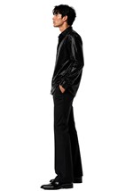 Men's Disco Inferno Black Costume Alt 1