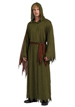 Men's Olive Hooded Spooky Robe Alt 1