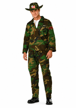 Jungle Commando Soldier Mens Costume Alt 1