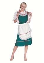 Womens Green Bavarian Dirndl Costume Dress