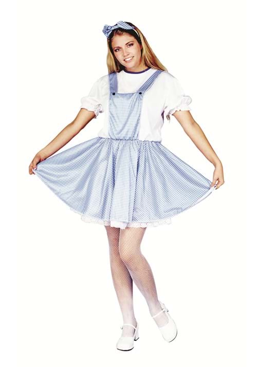 Womens Prairie Girl Short Costume Dress