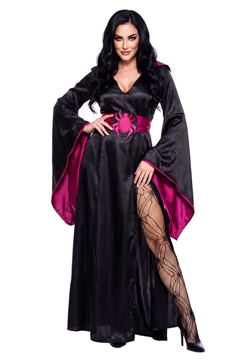 Womens Spider Lady Dress Costume