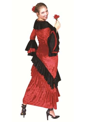 Womens Senorita Red Outfit Costume