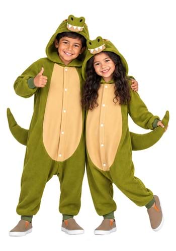 Child Ariel the Alligator Onesie Costume 1