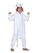 Kids Una the White Unicorn Costume Onesie Alt 1