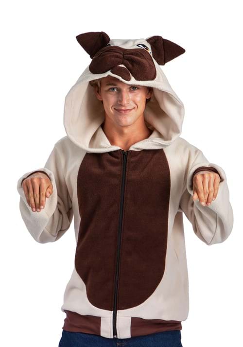 Adult Butch the Bulldog Hoodie Costume