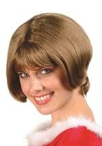 Womens Brown 60s Costume Fashion Wig