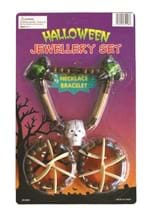 Teeth Necklace Bracelet Costume Set