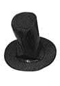 8 Inch Black Sequin Disco Accessory Hat