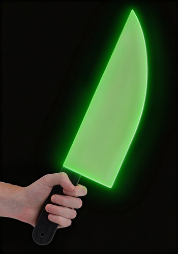 Glow in Dark Chefs Cleaver Prop Accessory