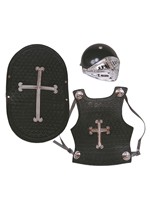 Child Black Knight Costume Set