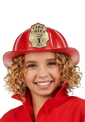 Kids Fireman Costume Helmet Accessory Alt 1