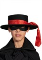 Kids Bandit Swordsman Black Felt Costume Hat