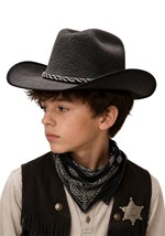 Kid's Gray Western Felt Hat 26" Circ Alt 1