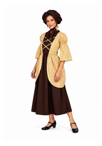 Women's Peasant Anne Colonial Costume Dress upd