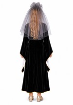 Girls Medieval Bride Black Dress Costume Alt 1