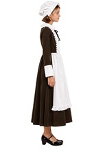 Colonial Peasant Girl Olive Costume Alt 2