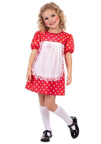 Girls Rag Doll Red Costume Dress