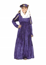 Girls Blue Princess Renaissance Costume Dress