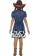 Girls Texas Blue Cowgirl Costume Dress Alt 1