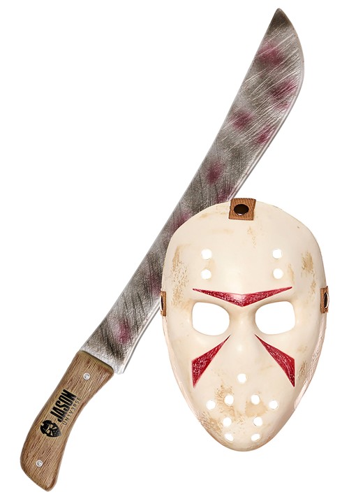 Adult Jason Universe Mask and Machete Costume Kit