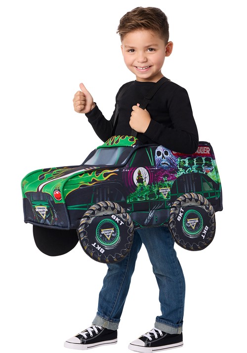 Child Monster Jam Grave Digger Ride A Long Costume