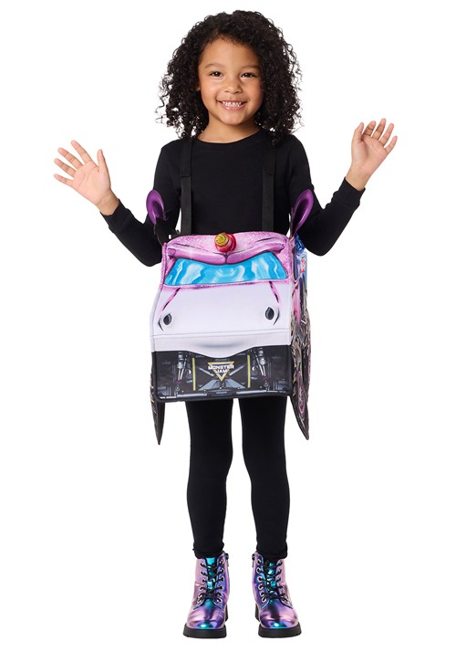Child Monster Jam Sparkle Smash Ride A Long Costume