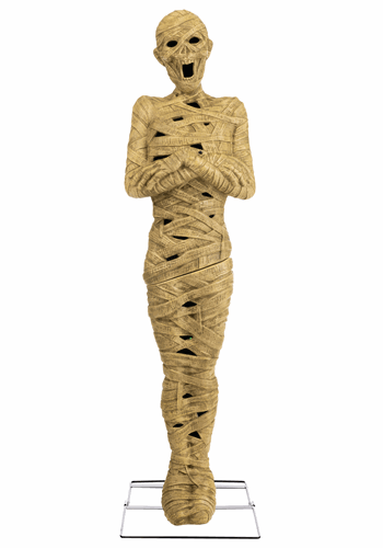 6FT Animatronic Fiery Fahir the Muted Mummy Decoration
