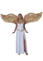 Adult Large Gold Cosplay Angel Wings Alt 1
