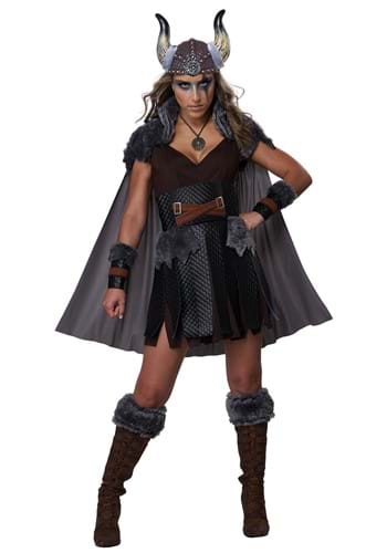 Womens Dark Warrior Viking Costume