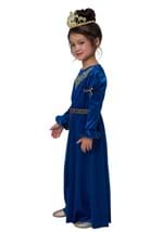 Girls Royal Blue Renaissance Princess Costume Alt 2