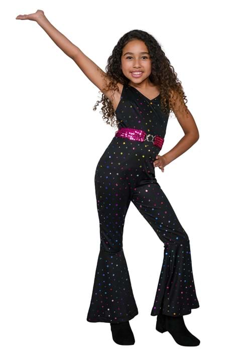 Girls Little Disco Doll Costume