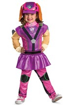 Girls Paw Patrol Dino Movie Deluxe Skye Costume