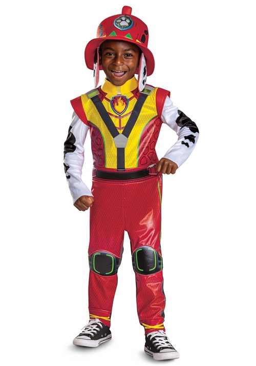 Kids Paw Patrol Dino Movie Deluxe Marshall Costume