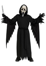 Aged Ghost Face Kids Costume